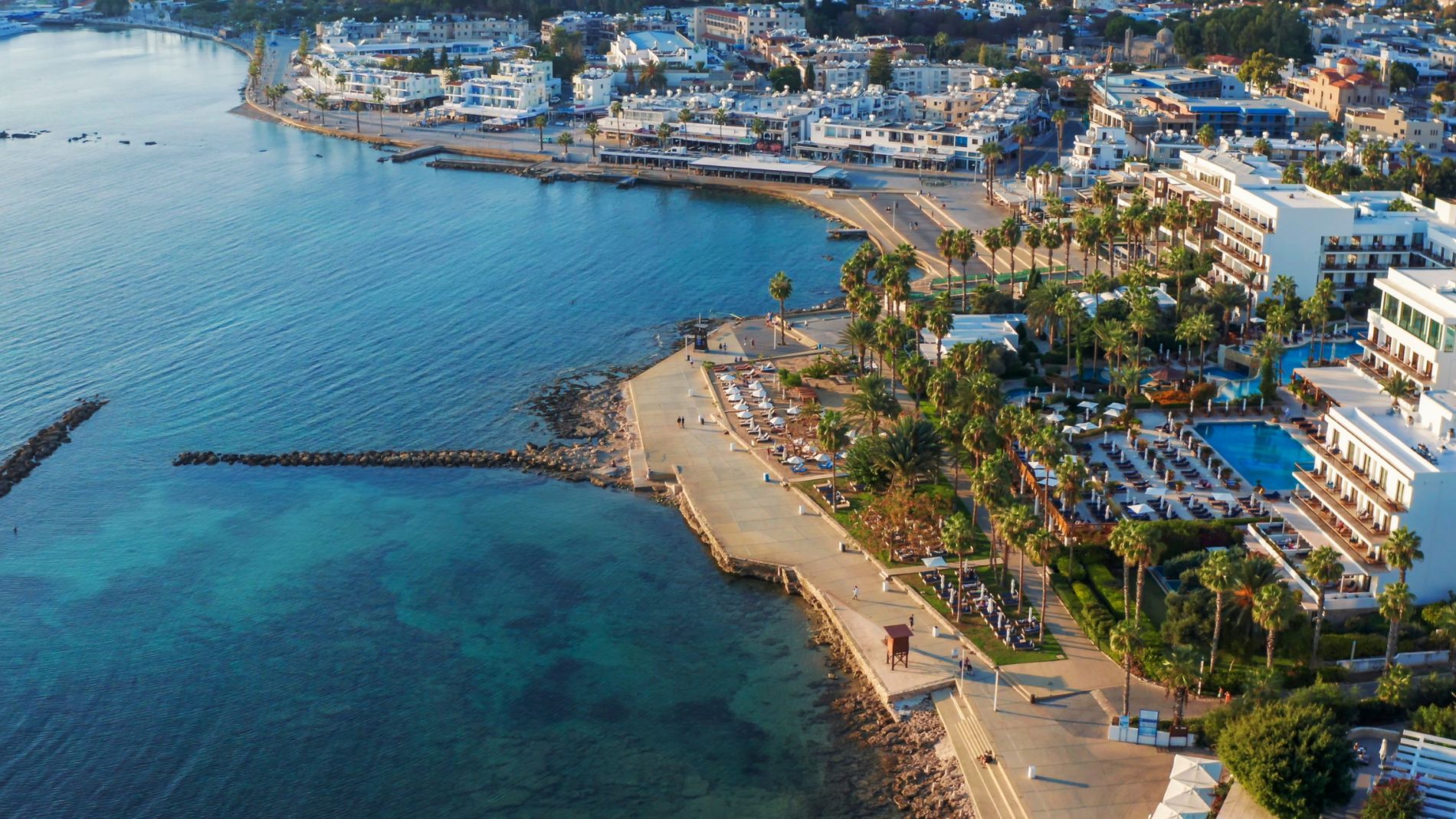 Paphos promenade, Cyprus